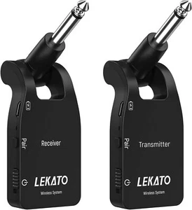 LEKATO 2.4Ghz Wireless Electric Guitar Bass Audio Systems Transmitter Receiver - Picture 1 of 7