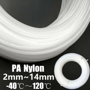 PA Nylon Tube Clear Plastic Hose Pipe -Food Grade- Fish Pond Car Aquariums Air - Picture 1 of 6