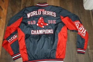 JH Design Label BOSTON RED SOX 2013 World Series Zippered LG Lightweight Jacket - Picture 1 of 3