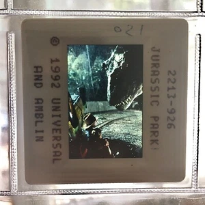 JURASSIC PARK Steven Spielberg 1993 rare Press Slide Diapositive - Photo 1/1