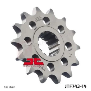 JT 530 Pitch Steel Front Sprocket 14T JTF743.14 - Picture 1 of 1