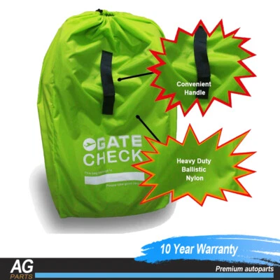 Nuevo 34"x 18"x18" Verde Bolsa de Asiento de Coche Puerta de Avión Equipaje de Viaje 420D Foto 1 de 4