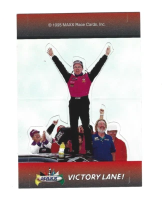 1995 MAXX Race Cards - 1 of 6 - Victory Lane - Nascar Racing - Image 1 of 2