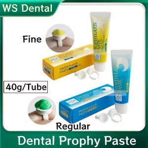 Pasta profilaxis dental fina regular materiales de pulido de dientes 40 g/tubo - Imagen 1 de 14