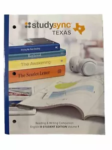 StudySync Texas Lese- und Schreibbegleiter englische kranke Studentenausgabe Band 1 - Bild 1 von 3