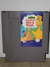 Sesame Street: Big Bird's Hide & Speak Nintendo NES - AUTHENTIC, WORKS GREAT!