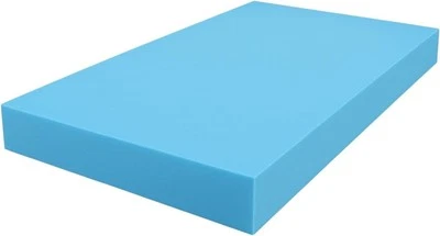 UPHOLSTERY BLUE FOAM SHEET CUT TO ANY SIZE HIGH DENSITY CUSHIONS, SOFAS, BEDS - Image 1 of 4