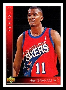 1993-94 Upper Deck #388 Greg Graham Philadelphia 76ers NBA - Picture 1 of 2