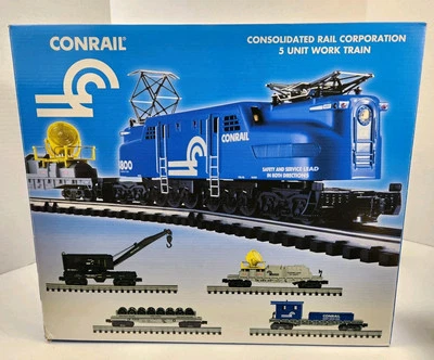 K-LINE Consolidated Rail Corporation 5 Unit Work Train O-Gauge Set K-1202 RARE!! - Image 1 of 4