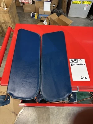 1980-1986 Ford F-Series F-150 F-250 F-350 Bronco conjunto de quebra-sol vinil azul #314 - Imagem 1 de 4