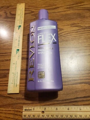 NOS Revlon FLEX Body-Building Protein Shampoo 15 oz ORIGINAL FORMULA ! SEE PICS - Image 1 of 4
