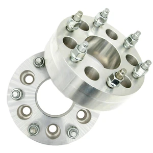 6x5 / 6x127 to 6x132 US Wheel Adapters 2.5" Thick 14x1.5 Studs 78.1mm Bore x 4 - Picture 1 of 4