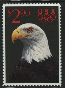 #2540 Einzelmarke Priority Mail postfrisch, Adler & Olympische Ringe postfrisch  - Bild 1 von 1