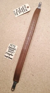1973 Cadillac Eldorado Convertible Driver Door Pull Strap *SADDLE BROWN*  GC+ - Imagen 1 de 7
