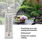 Wetterfestes Gartenthermometer mit verdecktem Fach zur Schlüsselaufbewahrung