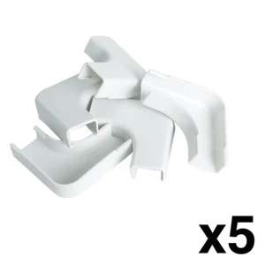 Construct Pro™ Raceway Right Angle Adapters (5-Pack, .87-inch, White) - Picture 1 of 9