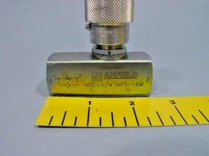 Anfield NFC-1/4" NPT NFC-1/4" NPT-16 Unidirectional Flow Control Valve - Picture 1 of 3