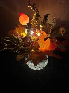 NEU* LUMIDA Herbst-Deko Vase in Mosaik-Optik Timer, H:20cm (645) - Bild 1 von 5