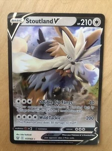 Stoutland V - 117/163 Battle Styles Ultra Rare Pokemon - Picture 1 of 2