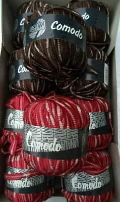 Lana Grossa Wolle z. Stricken, Bändchengarn COMODO FB.10+12 je 250g RARITÄT - Bild 1 von 3