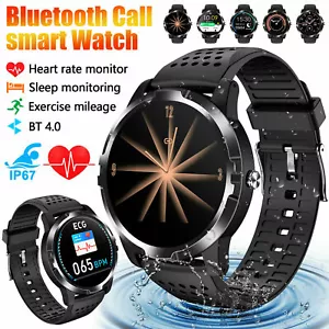 Waterproof Smart Watch Heart Rate Fitness Tracker for iOS Android iPhone - Picture 1 of 9