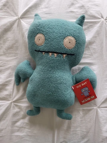 ICE BAT 14" Original Uglydoll plush doll EXCLUSIVE Sun Min David Horvath 1ST ED! Cover