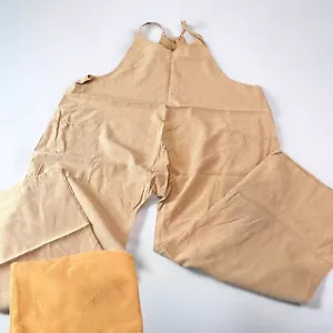 Romper Womens XXL Casual Sleeveless Jumpsuits Spaghetti Strap 2XL Baggy Tan New - Picture 1 of 10