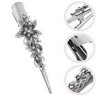 Metal Rhinestone Hair Clip with Decorative Clips