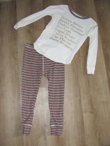 Crewcuts 2 Piece Holiday Pajamas Christmas "Sweet Dreams" SZ 4 unisex - Picture 1 of 4