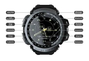 Sport Waterproof Bluetooth Smart Watch Call Message Reminder For iOS and Android - Picture 1 of 13