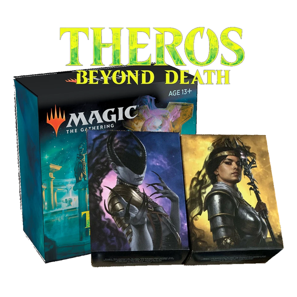MTG Theros Beyond Death Prerelease Kit + Ashiok Elspeth Planeswalker Deck Bundle - Image 1 of 1