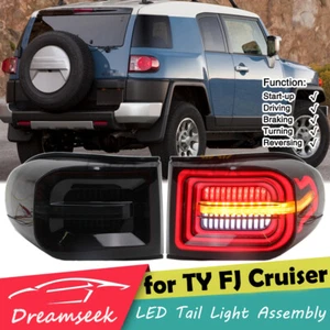 LED Tail Light Assembly for Toyota FJ Cruiser 07-21 Rear Brake Turn Reverse Lamp - Picture 1 of 12