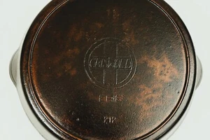 Griswold Cast Iron #11 Erie Logo Skillet with Heat Ring - NO CRACKS OR CHIPS!!! - Picture 1 of 15