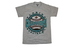 Youth MLB Florida Marlins Baseball 1997 World Series Champions Shirt New S (6-8) - Picture 1 of 5