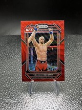 2023 Panini Prizm UFC Volkan Oezdemir Red Wave Prizm #178 Light Heavyweight
