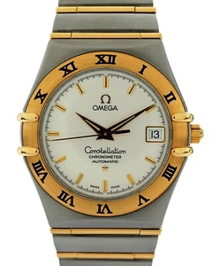 Omega 35mm Men's Constellation Automatic Two Tone Full Bar Watch! Ref: 1202.30! - Picture 1 of 10