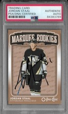 2006-07 O-PEE-CHEE MARQUEE ROOKIES #546 JORDAN STAAL SIGNED CARD PSA AUTO RC OPC