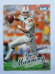 L 1998 Fleer Ultra Peyton Manning Indianapolis Colts Rookie Card #201 - Picture 1 of 8