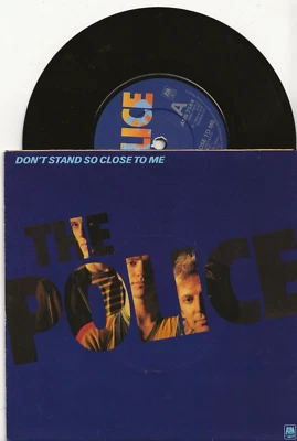 THE POLICE DON'T STAND SO CLOSE TO ME UK SINGLE WITH POSTER SLEEVE, MINT - Image 1 of 4