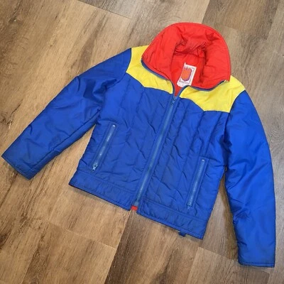 Vtg 60s 70s Skyr Ski Jacket Snow Coat Apres Hot Dog Mod Kids Boys Youth Large - Image 1 of 4