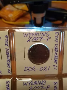 2007 P Wyoming State Quarter Doubled Die Reverse #DDR-021 - Picture 1 of 3