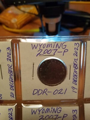 2007 P Wyoming State Quarter Doubled Die Reverse #DDR-021 - Image 1 of 3