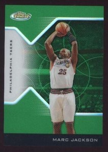 2004-05 Finest Refractors Green #7 Marc Jackson/49 - NM-MT