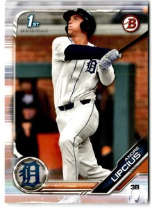 2019 Bowman Draft #BD-108 Andre Lipcius 1st Bowman