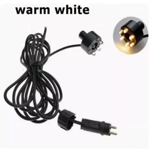 Underwater 6-LED Light Ring for Fountain/Pond - AC Adapter Garden Water Decor - Picture 1 of 9