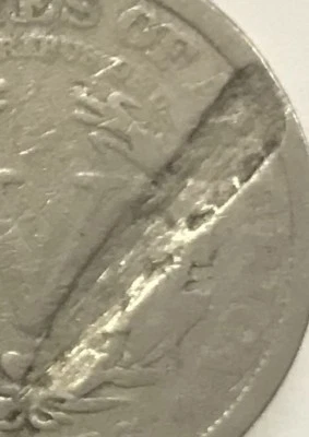 1911 LIBERTY "V" NICKEL *****LAMINATION ERROR*****     #701 - Image 1 of 4