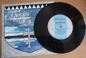 Waterfront by Simple Minds 7" Vinyl Virgin VS636 Picture Sleeve - Picture 1 of 1