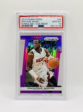 Dwyane Wade 2013 Panini Prizm Purple Die-Cut Prizm No.44 #16/49 PSA 10 HOF POP 3