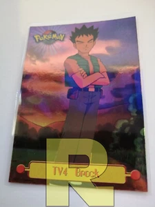 TV4 Brock HOLO ® Topps Trading Cards 1999 Series 1 ® Pokemon ® Italiano ® EX - Picture 1 of 2