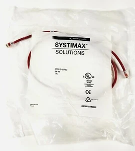 Commscope Systimax CPC3312-07F003 GS8E-RD3 CAT 6 Patch Cable 3 Foot NEW - Picture 1 of 3